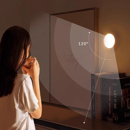 ✨55 % RABATT✨Kompakt nattlampa för hemmet med rörelsesensor