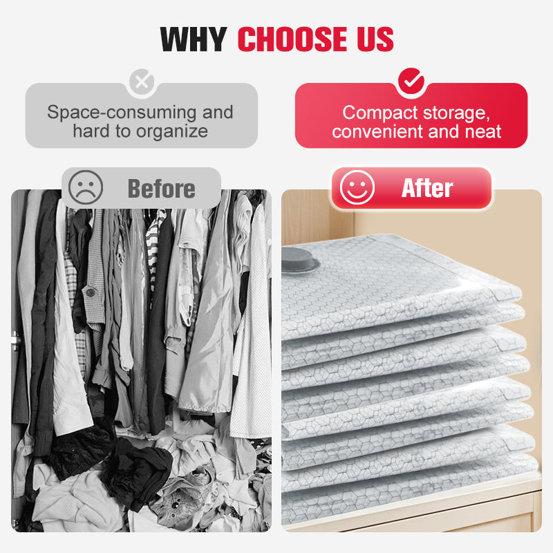 🔥 SISTA DAGENS ERBJUDANDE – 50 % RABATT 🔥 Vakuumförvaringspåsar för resor och bärbar pump