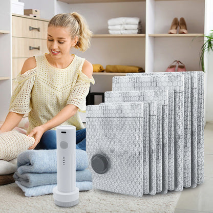 🔥 SISTA DAGENS ERBJUDANDE – 50 % RABATT 🔥 Vakuumförvaringspåsar för resor och bärbar pump