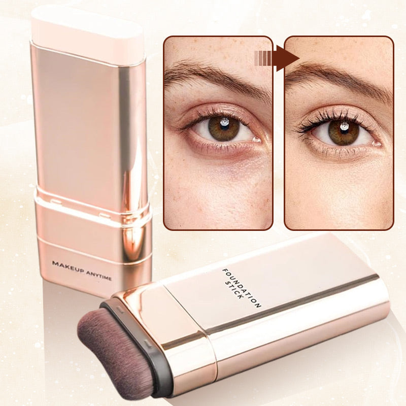 💄 KÖP 2, FÅ 1 GRATIS ! ✨ Felfri och Långvarig Dubbeländad Foundation Stick – Högtäckande, Lätt Formel & Ärghållande Finish 🎨