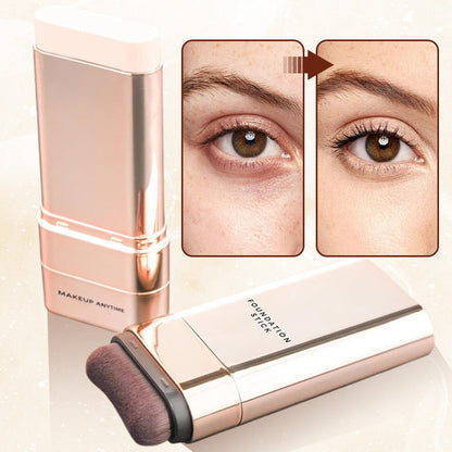 💄 KÖP 2, FÅ 1 GRATIS ! ✨ Felfri och Långvarig Dubbeländad Foundation Stick – Högtäckande, Lätt Formel & Ärghållande Finish 🎨