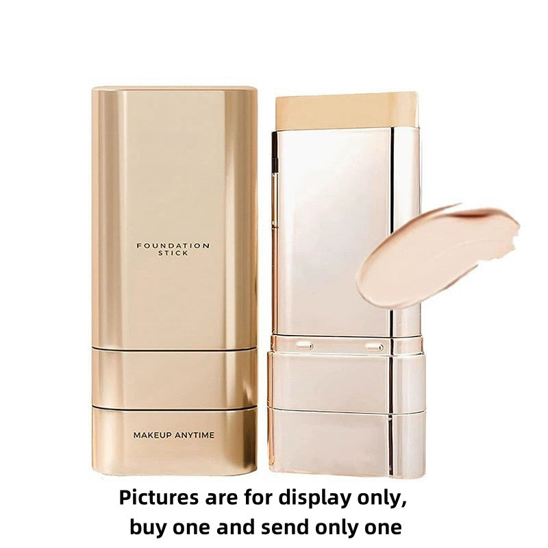 💄 KÖP 2, FÅ 1 GRATIS ! ✨ Felfri och Långvarig Dubbeländad Foundation Stick – Högtäckande, Lätt Formel & Ärghållande Finish 🎨