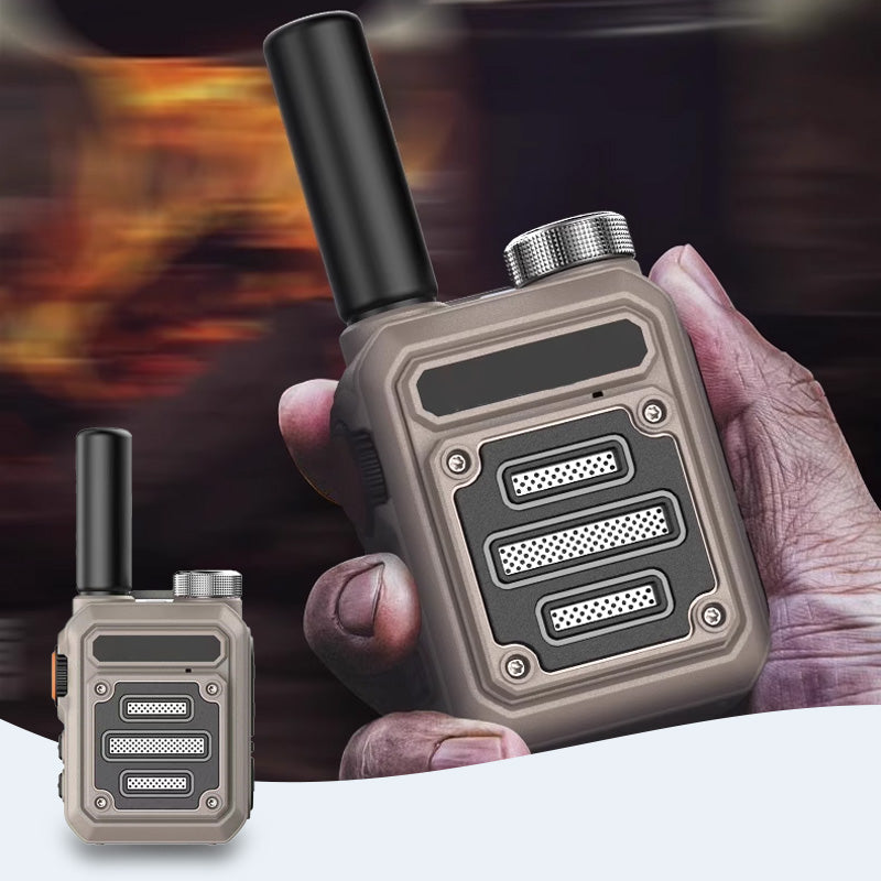 Vattentäta och stöttåliga mini walkie-talkies