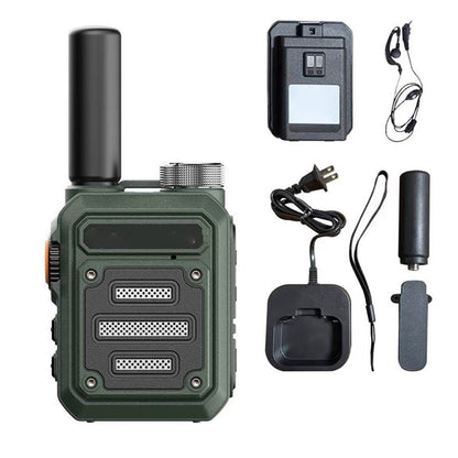 Vattentäta och stöttåliga mini walkie-talkies