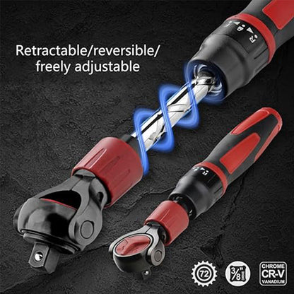 3/8 tum drivande teleskopisk skiftnyckel med flexibelt huvud