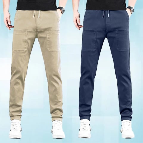💥MultiPants – Slitstarka lastbyxor med hög stretch i flera fickor