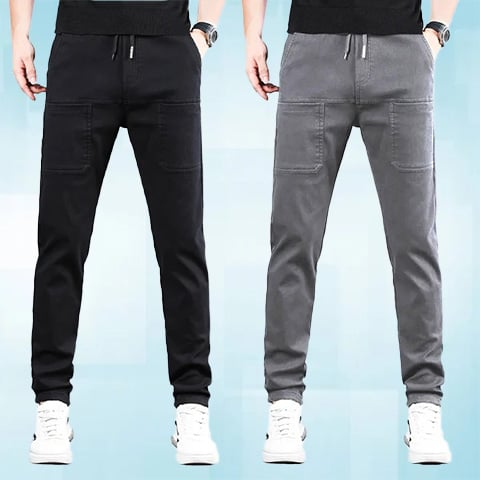 💥MultiPants – Slitstarka lastbyxor med hög stretch i flera fickor