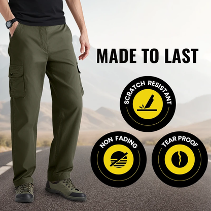 🎁Heta erbjudanden - 50% RABATT👖Herrers Multipocket Cargo Byxor