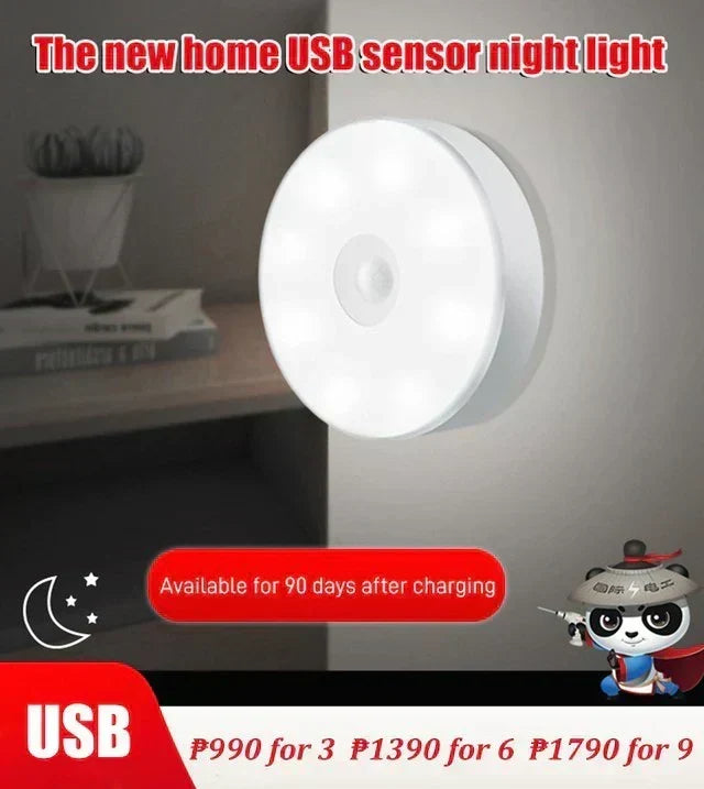 💡 🔋 Energieffektiv LED-Rörelsesensorlampa – Automatisk Sensor, Energibesparande & Stark Belysning ✨