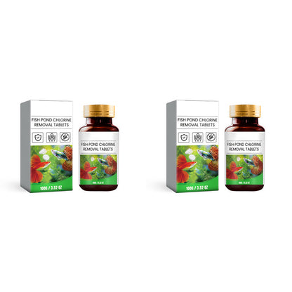 ✨️Köp 2 få 1 gratis🐟️Fish Dammar Akvarier Kloravskiljning Tablets🌬️