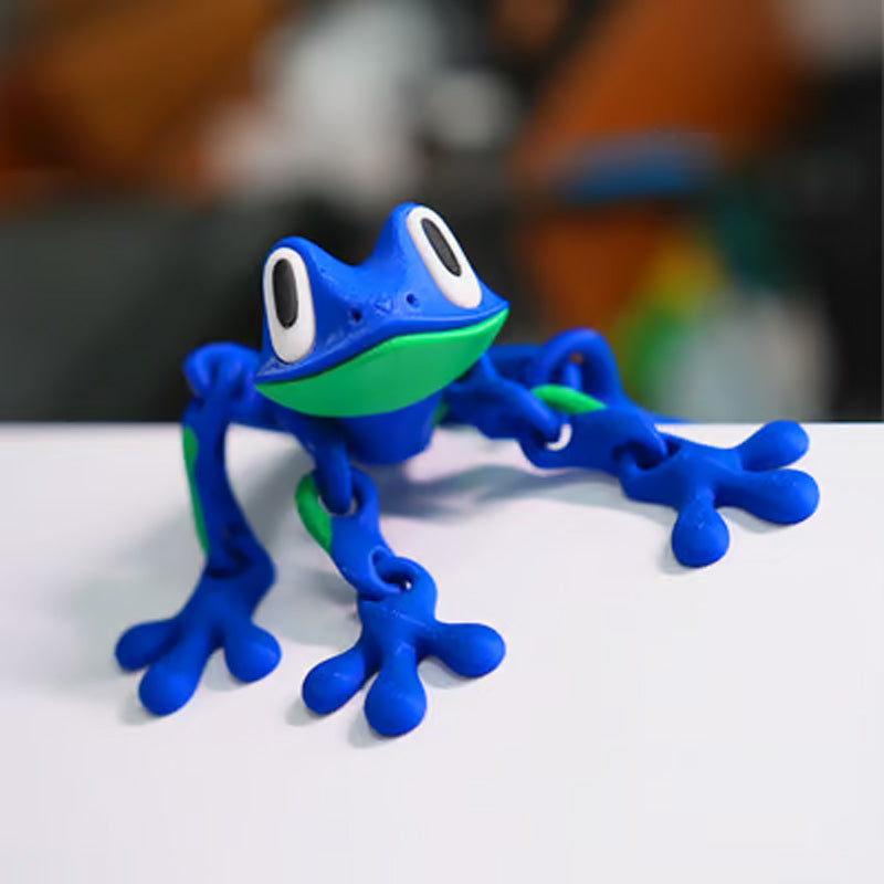 🔥Söta 3D Grod Kylskåpsmagneter