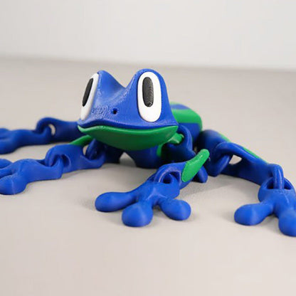 🔥Söta 3D Grod Kylskåpsmagneter