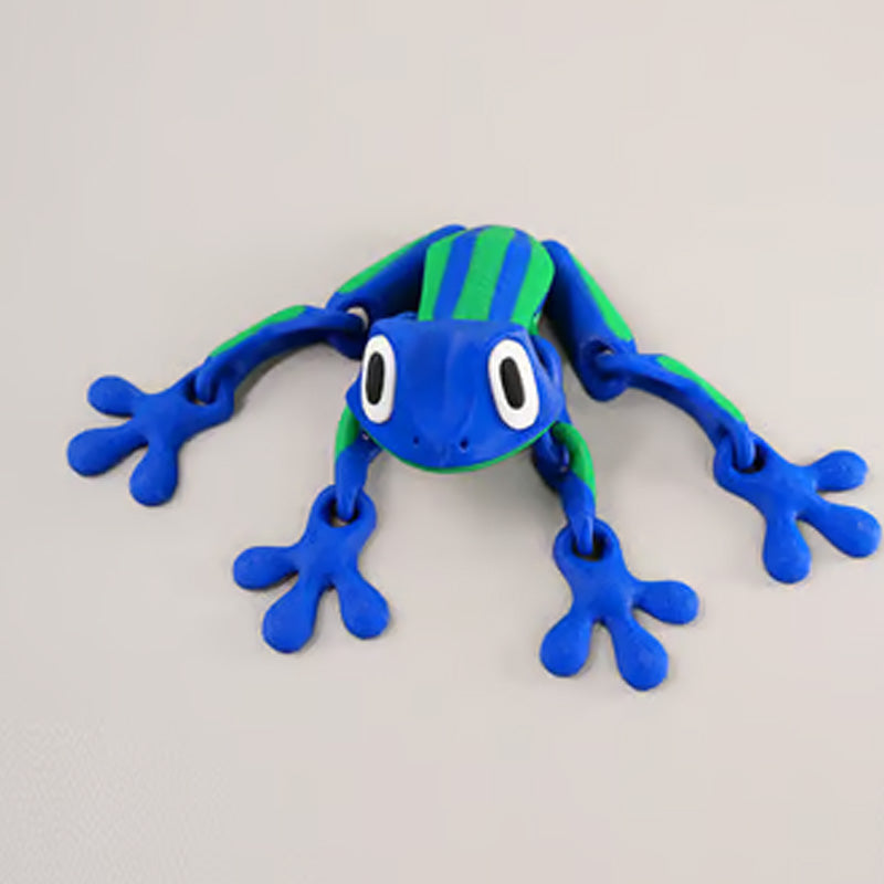 🔥Söta 3D Grod Kylskåpsmagneter