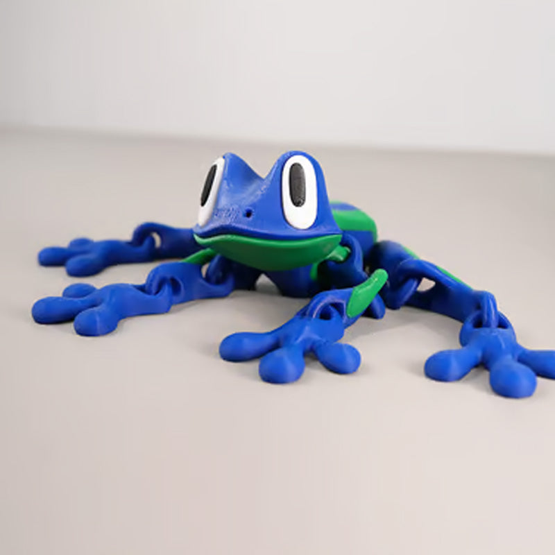 🔥Söta 3D Grod Kylskåpsmagneter