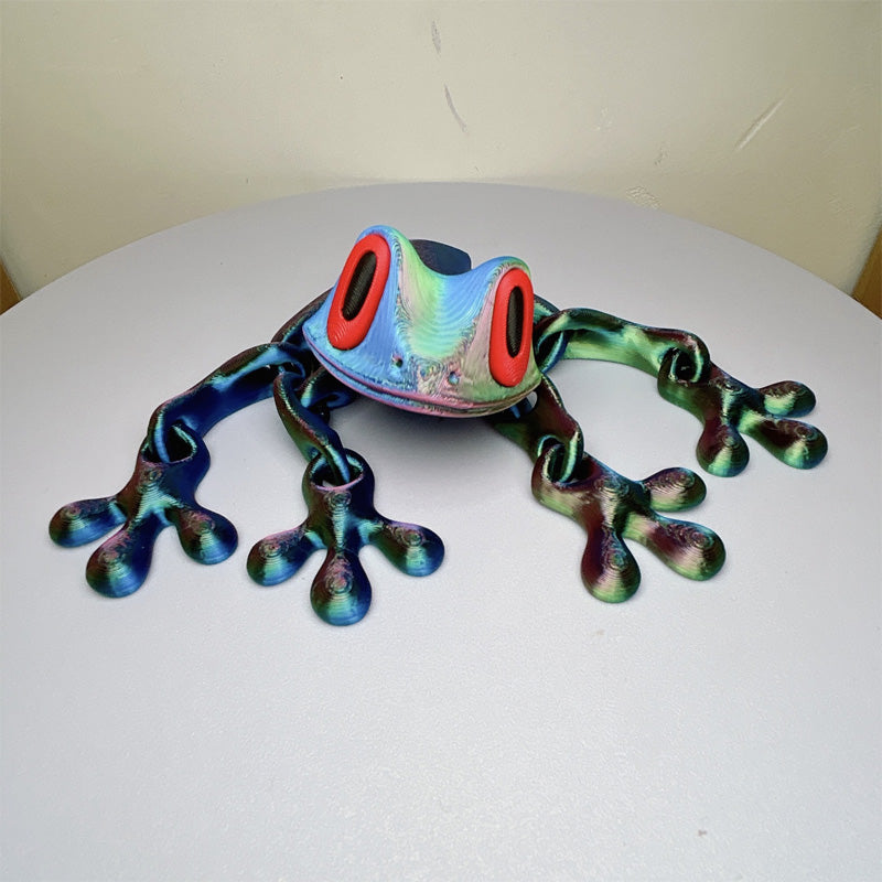 🔥Söta 3D Grod Kylskåpsmagneter
