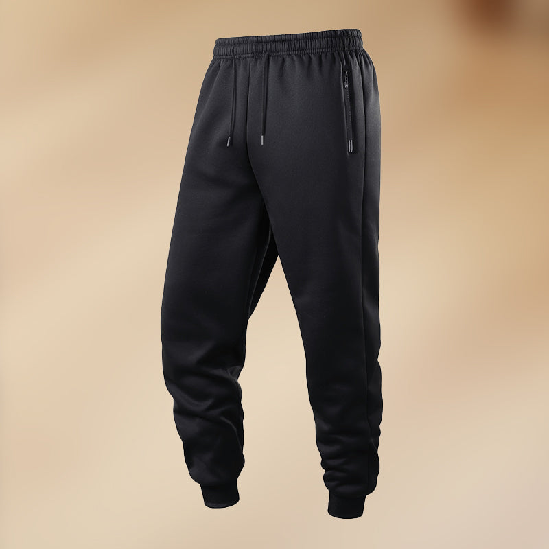 Casual joggingbyxor med tjock dragsko för herr