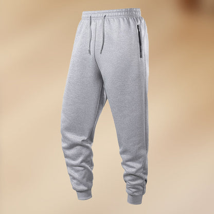 Casual joggingbyxor med tjock dragsko för herr