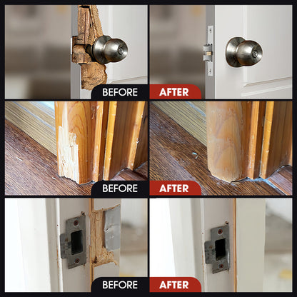 🔨 50% RABATT NU! 🏠 Epoxispackel för Träreparation – Hög Flexibilitet, Stark Vidhäftning & Härdar Som Sten – Reparerar Hål, Sprickor & Mellanrum i Trä, Dörrar & Möbler 🛠️