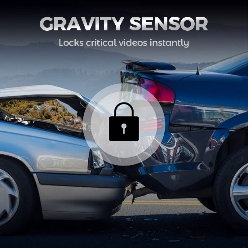 Smart trådlös dashcam med pekskärm