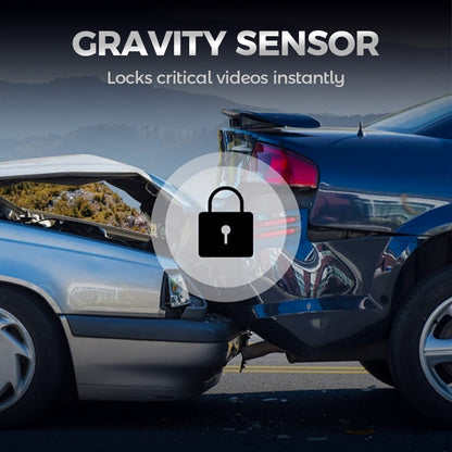 Smart trådlös dashcam med pekskärm