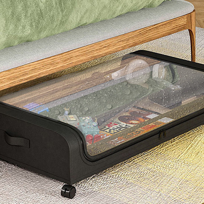 Contenitore sotto il letto di grande capacità con ruote e coperchi