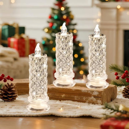 🔥Köp 1 få 1 gratis 🎁Flamfri kristallljuslampa🕯️
