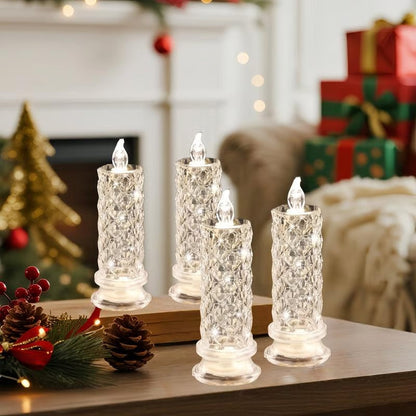 🔥Köp 1 få 1 gratis 🎁Flamfri kristallljuslampa🕯️