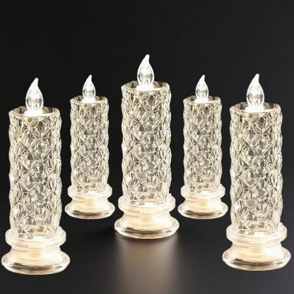 🔥Köp 1 få 1 gratis 🎁Flamfri kristallljuslampa🕯️