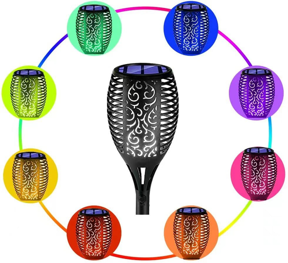 💖Utomhus Solcellsdrivna trädgårdsfacklor🏡💡