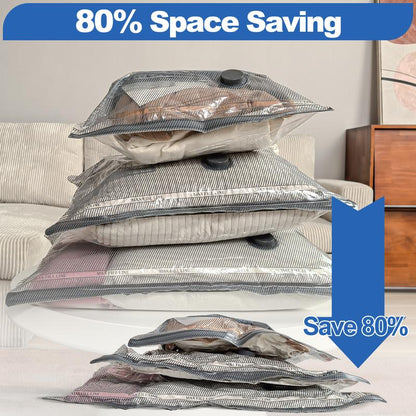 🧳 50 % RABATT! 💨 Resväskor med pump – 9-delars set, platsbesparande och återanvändbara ✨