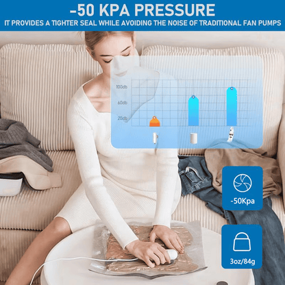 🧳 50 % RABATT! 💨 Resväskor med pump – 9-delars set, platsbesparande och återanvändbara ✨