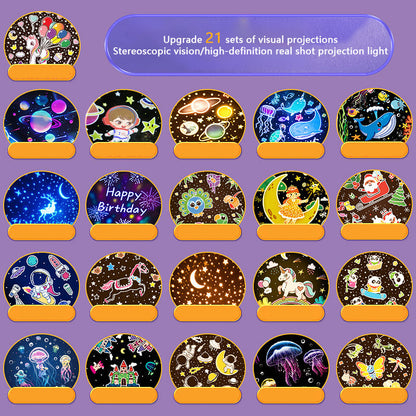 💝Bästa presenten💝Robotstjärnprojektionslampa