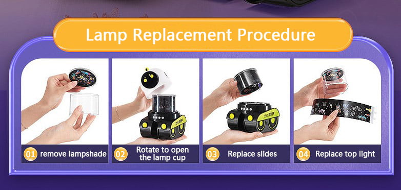 💝Bästa presenten💝Robotstjärnprojektionslampa