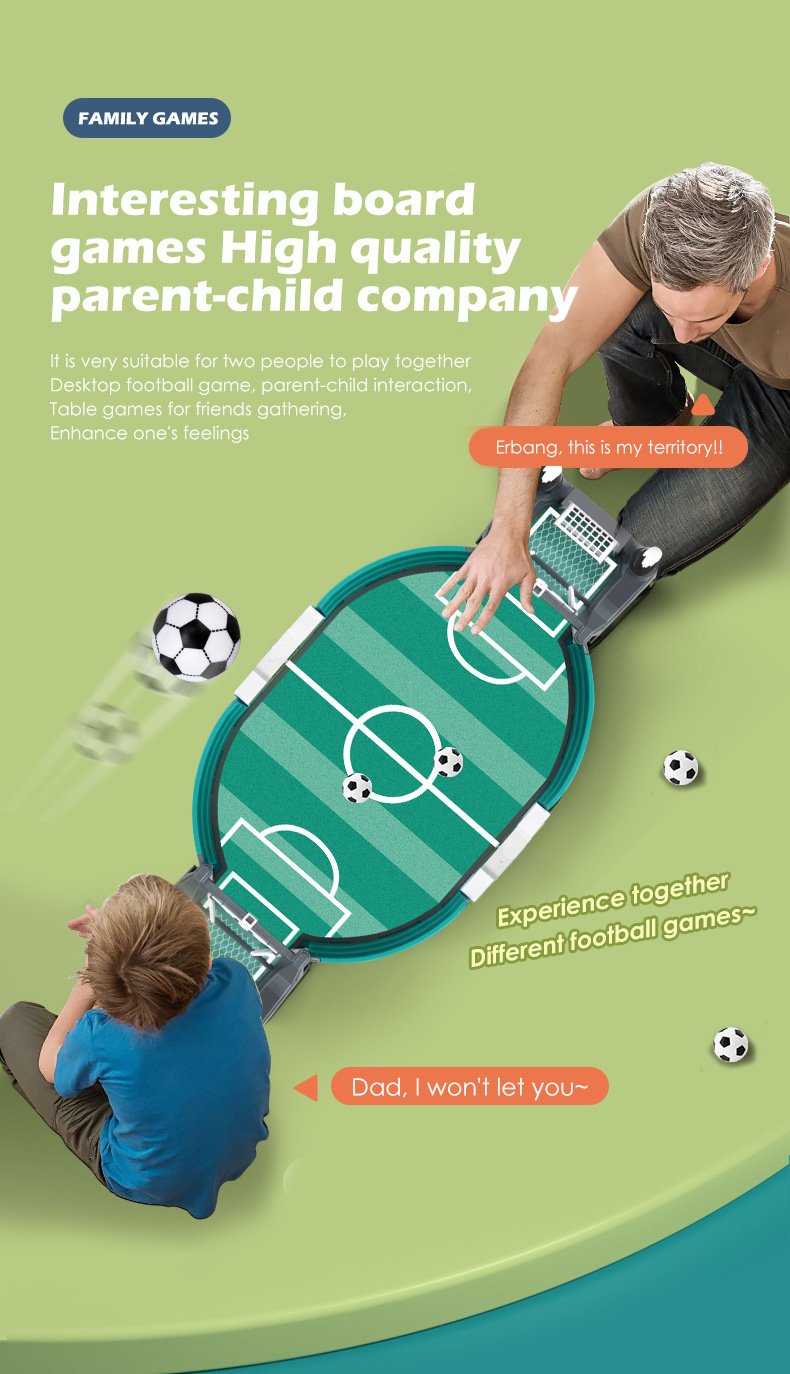 ⚽Bordsfotboll för familjeträffar 👨‍👩‍👧‍👦 Lärorikt spel för två spelare 🔥