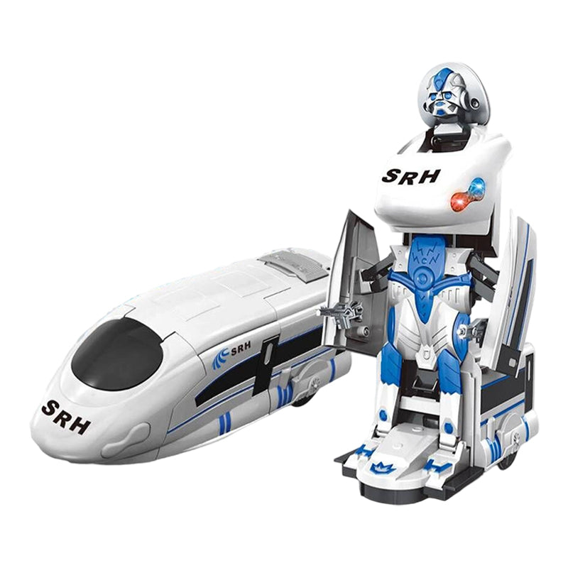 Uppladdningsbar transformerbara tågrobotleksak🎁 Den perfekta presenten