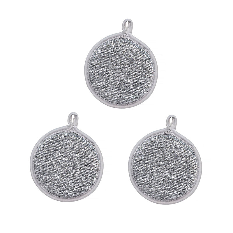 Kök Dubbelsidig Rund Svampskurborste