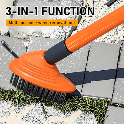 🌿 50 % RABATT! 🧹 3-i-1-set med stålborstar för ogräsrensning – Robusta metallborst, ergonomiska handtag & perfekt för fogar, altaner och gångar 🏡