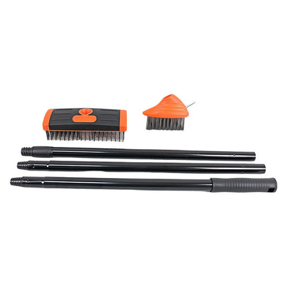 🌿 50 % RABATT! 🧹 3-i-1-set med stålborstar för ogräsrensning – Robusta metallborst, ergonomiska handtag & perfekt för fogar, altaner och gångar 🏡