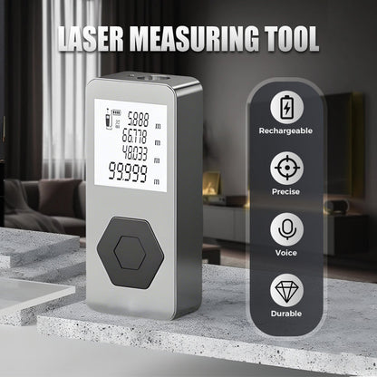 🔥Multifunktionellt uppladdningsbart lasermätverktyg