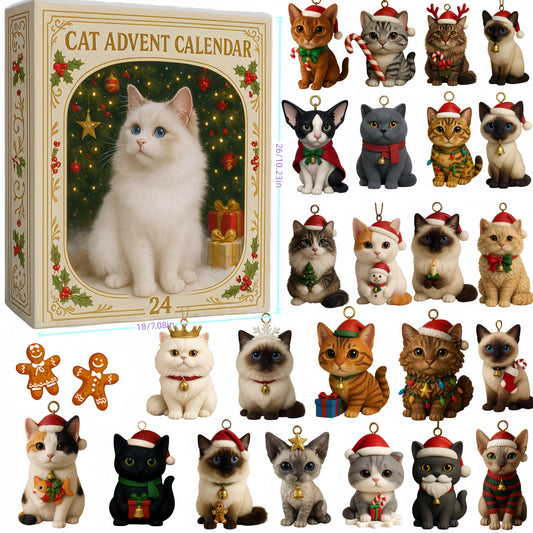 🔥SISTA DAGEN MED GRATIS FRAKT – Purrfect Christmas – Adventskalender för kattälskare 2025