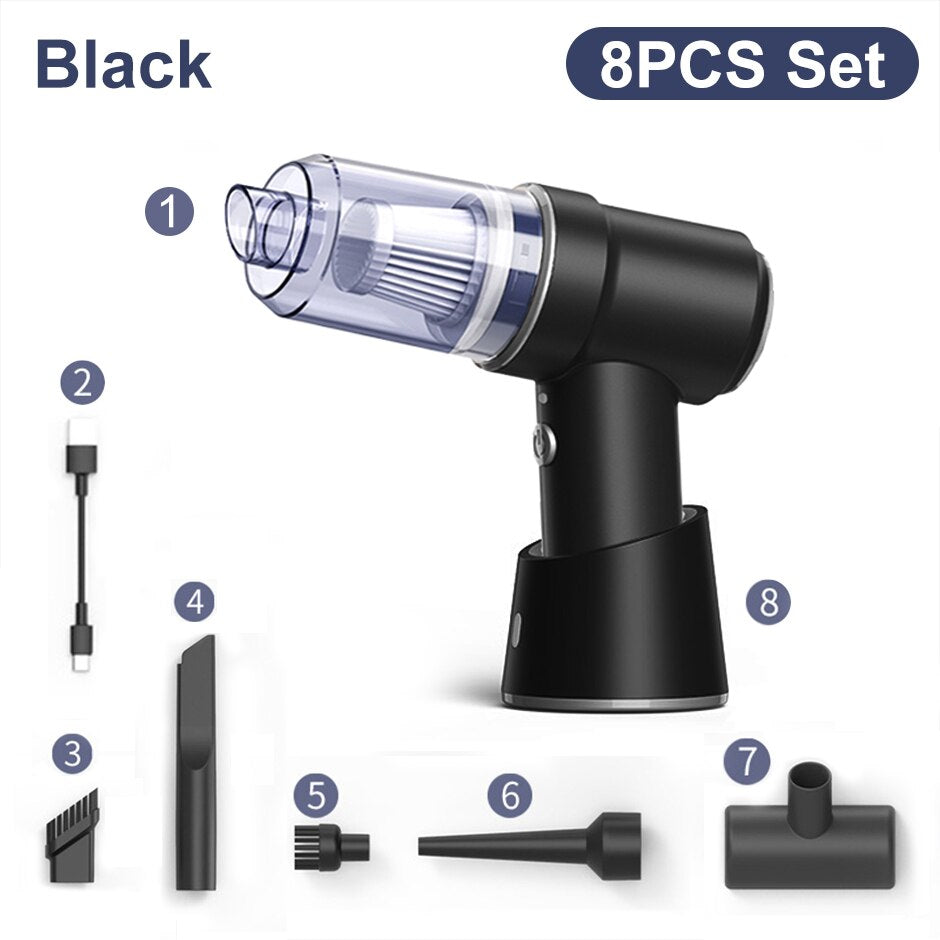 Kraftig trådløs støvsuger for biler