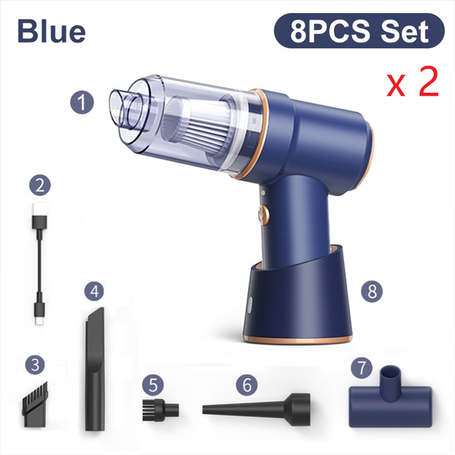 Kraftig trådløs støvsuger for biler