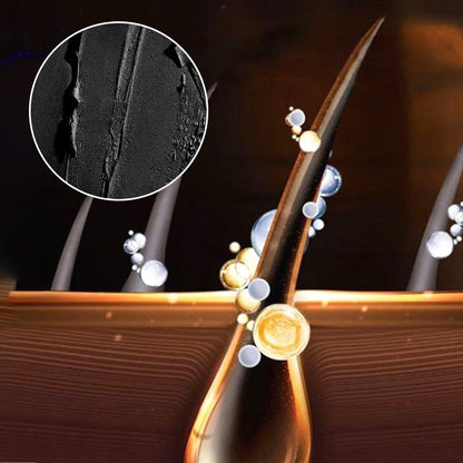 2-i-1 naturlig, säker hårfärgspenna och kam