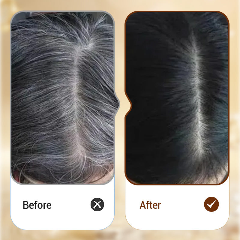 2-i-1 naturlig, säker hårfärgspenna och kam