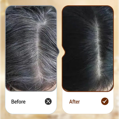 2-i-1 naturlig, säker hårfärgspenna och kam