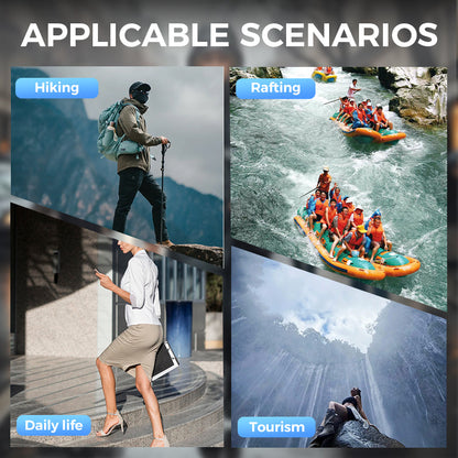 🔥Vattentät lång regnrock med huva för skoter