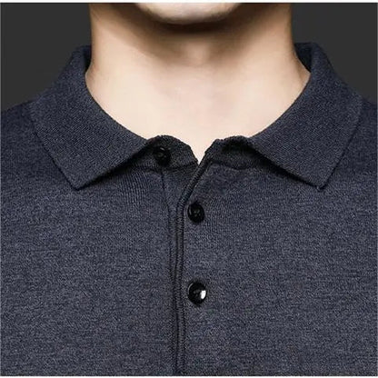 Presentval -Men's Winter Lapel vadderad förtjockad tröja