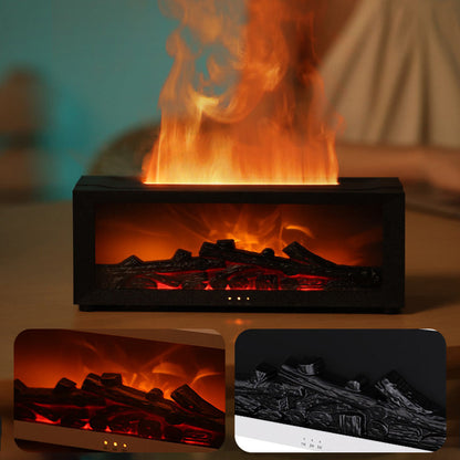 🔥🔥🔥 Eldstad Flame Diffuser Luftfuktare med fjärrkontroll 🔥🔥✨