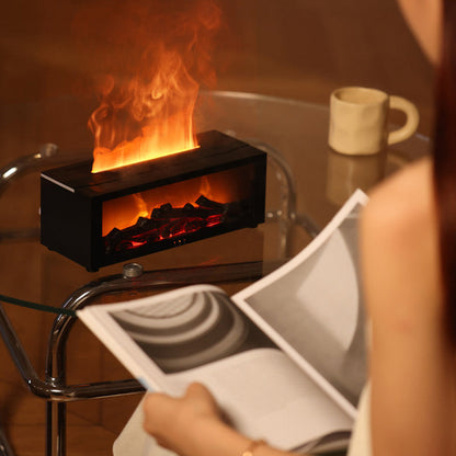🔥🔥🔥 Eldstad Flame Diffuser Luftfuktare med fjärrkontroll 🔥🔥✨