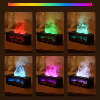 🔥🔥🔥 Eldstad Flame Diffuser Luftfuktare med fjärrkontroll 🔥🔥✨